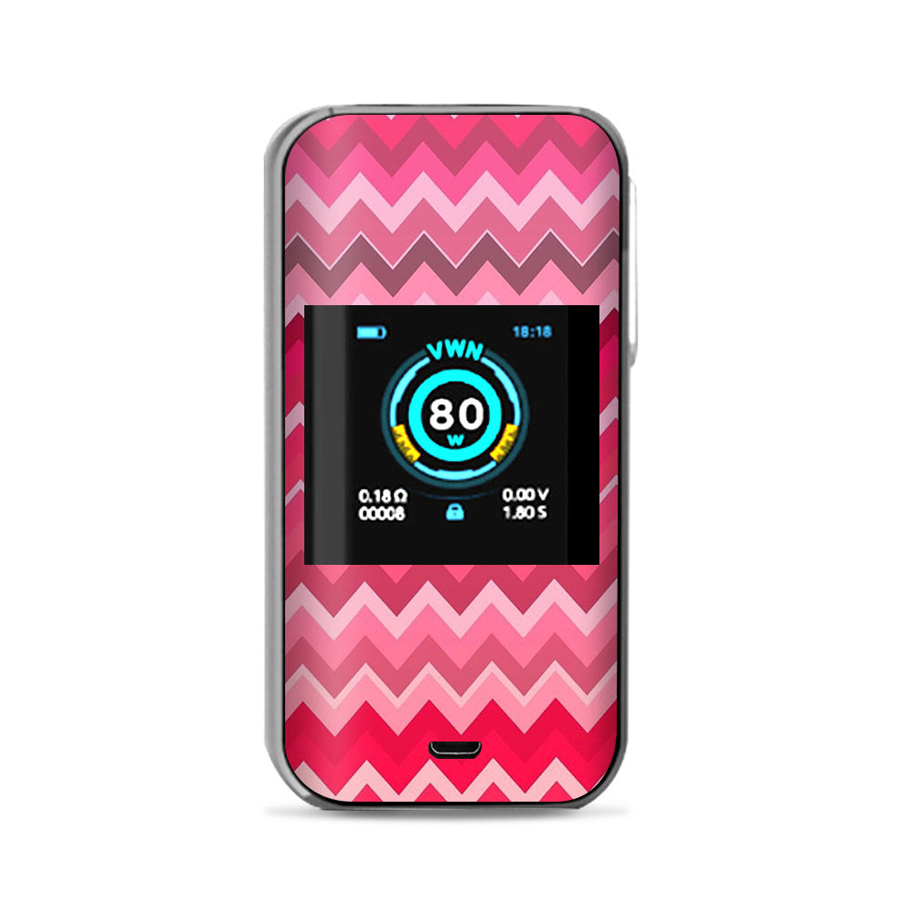  Red Pink Chevron Vaporesso Luxe Nano Kit Skin