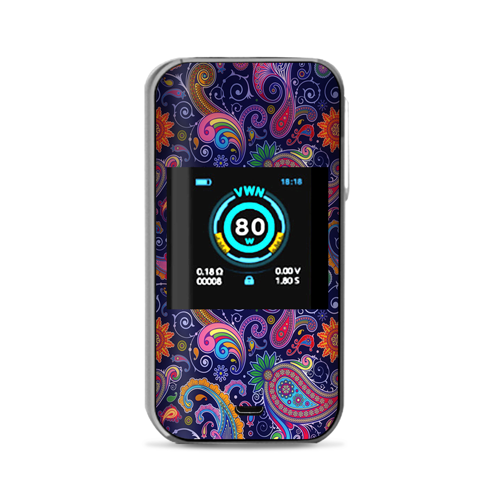  Purple Paisley Vaporesso Luxe Nano Kit Skin