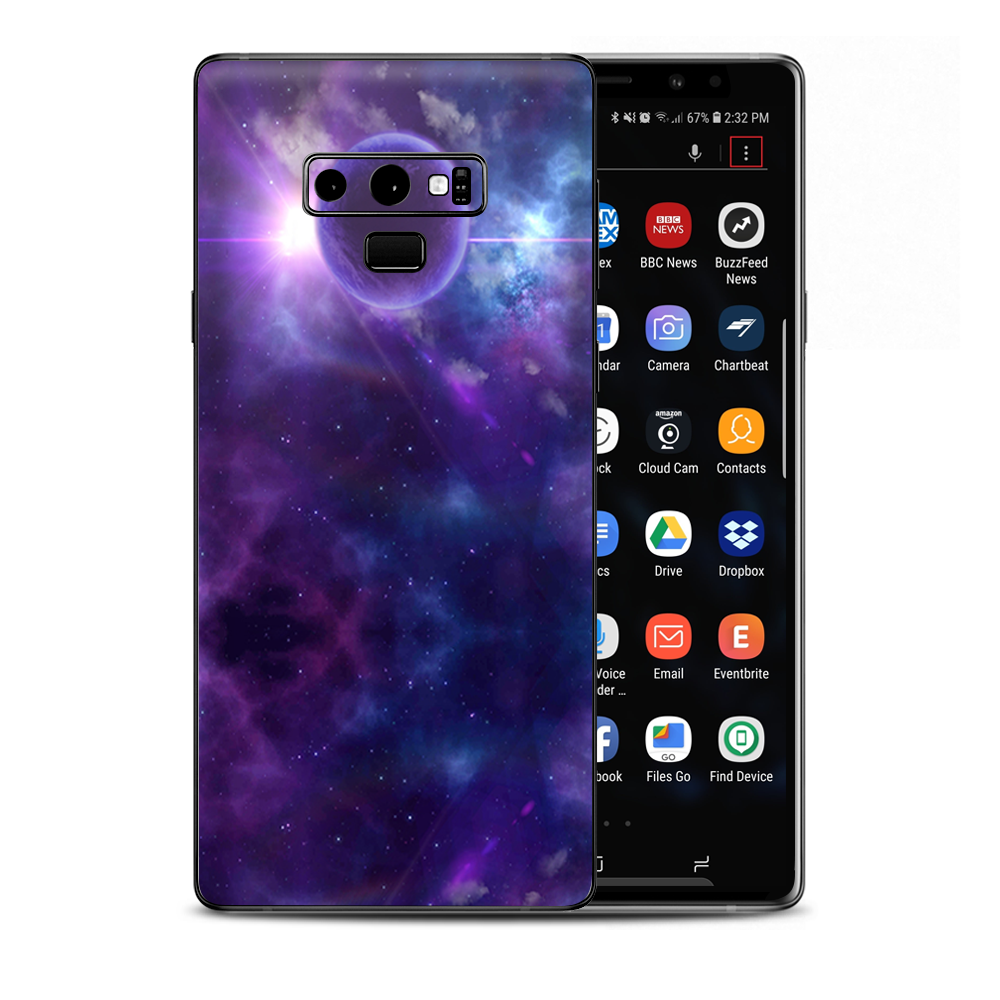 Purple Moon Galaxy Samsung Galaxy Note 9 Skin