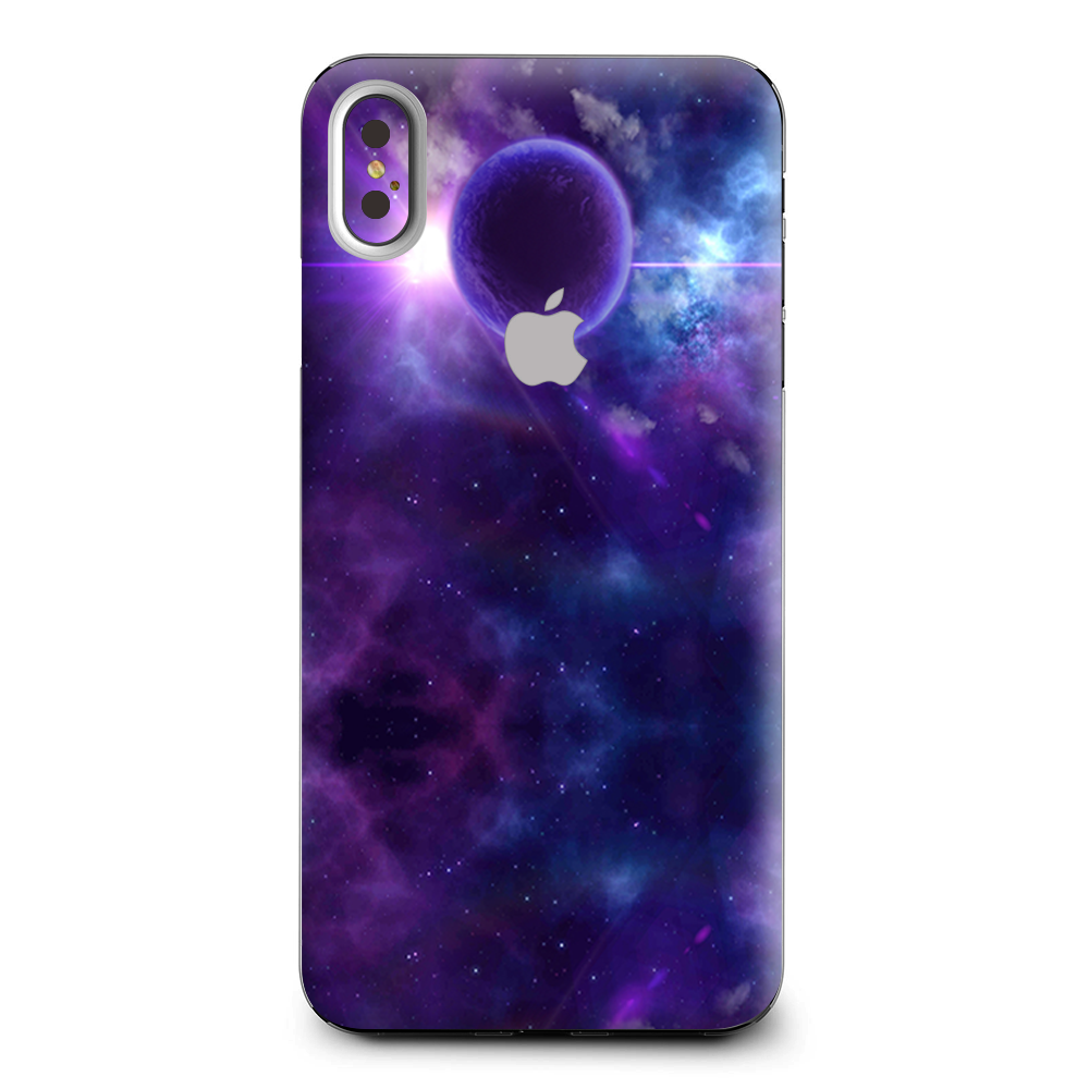 Purple Moon Galaxy Apple iPhone XS Max Skin