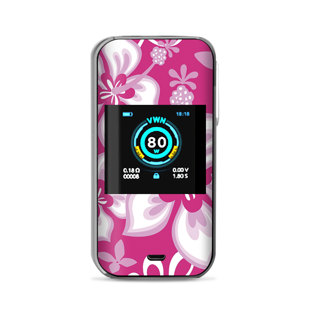  Hibiscus Tropical Flowers Pink Vaporesso Luxe Nano Kit Skin