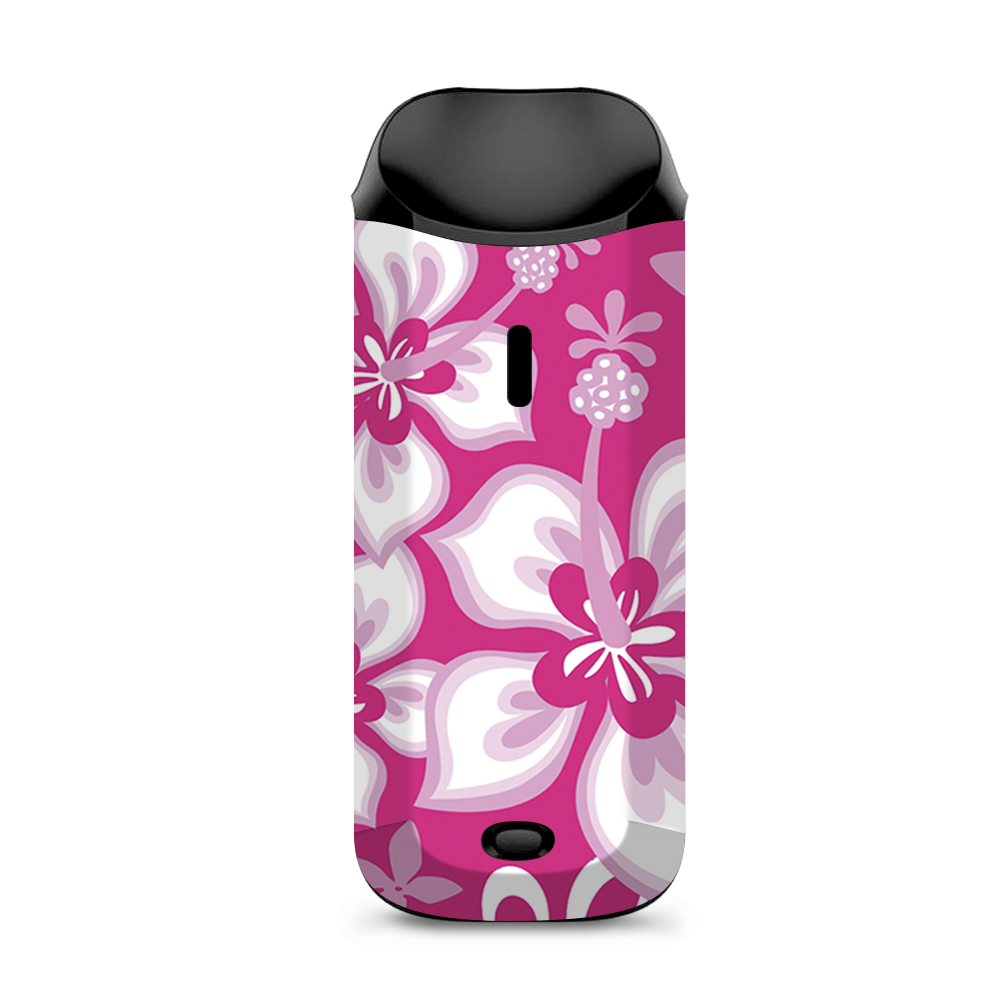 Hibiscus Tropical Flowers Pink Vaporesso Nexus AIO Kit Skin