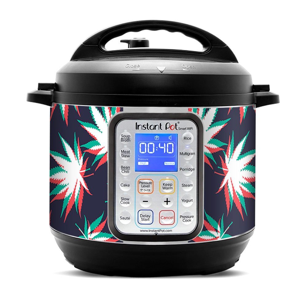 3D Holographic Weed Pot Leaf