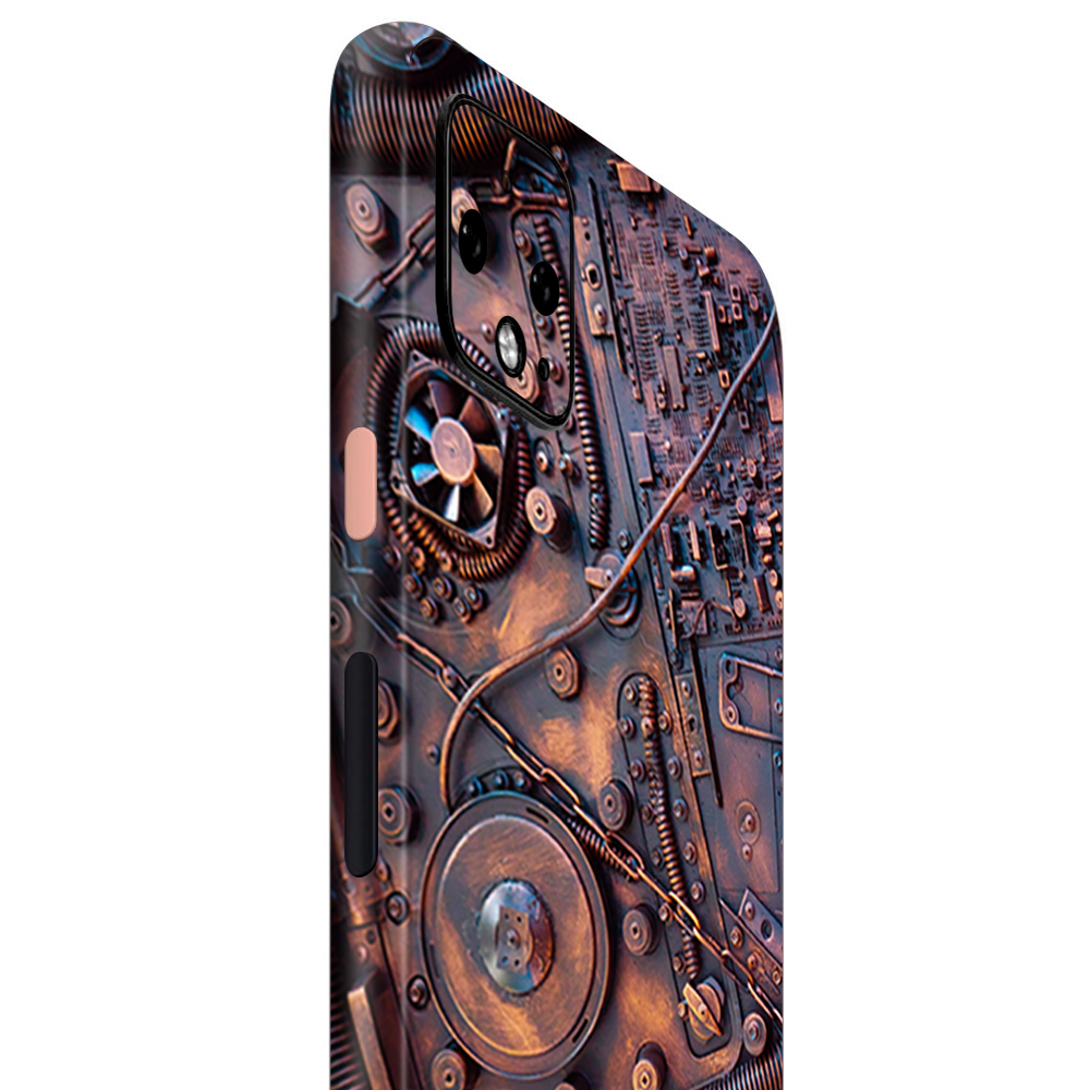 Steampunk Metal Panel Vault Gear