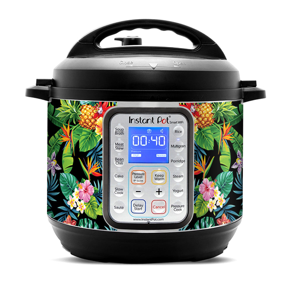 Tropical Flowers Hibiscus Hawaii | Skin For Instant Pot Smart WiFi 6QT