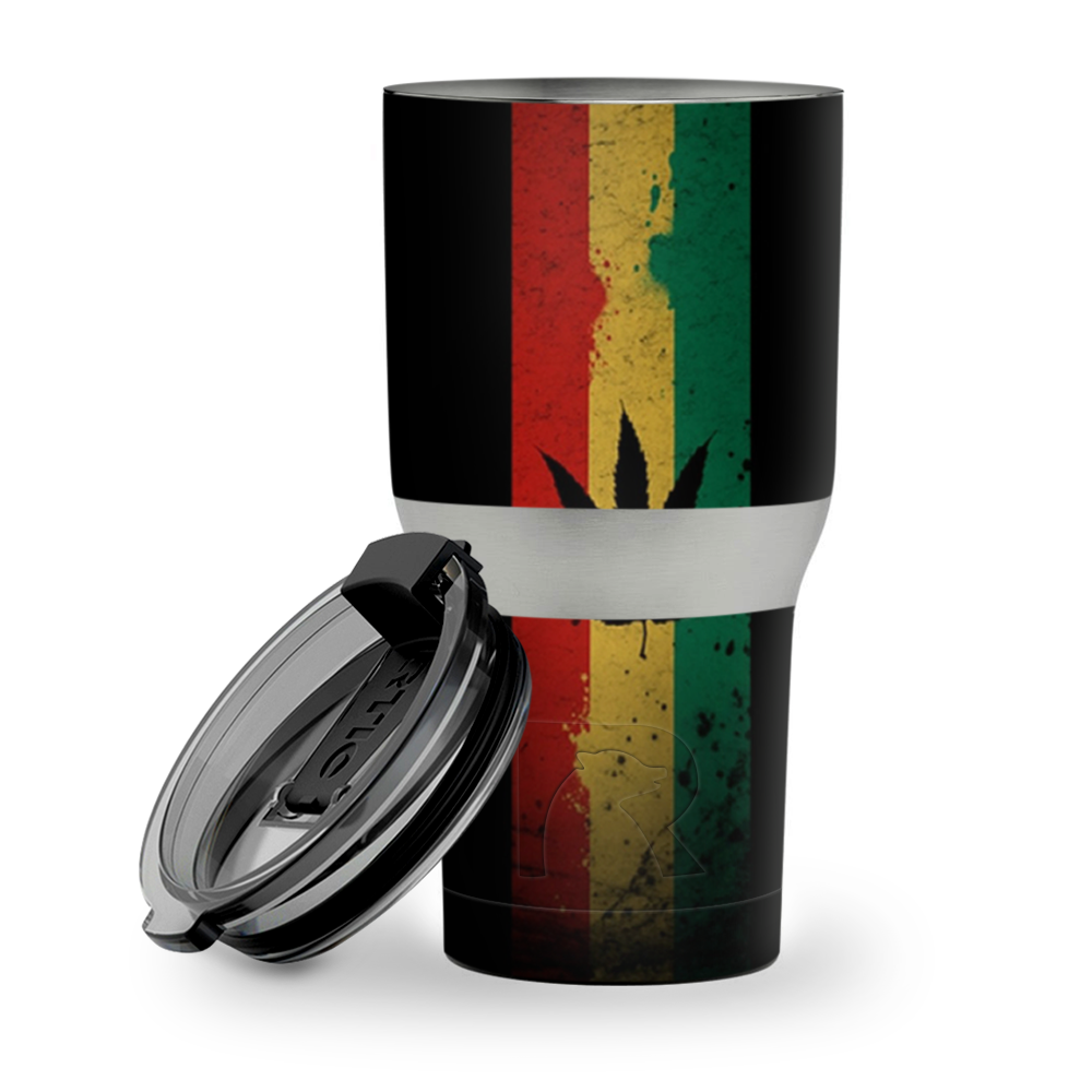 Rasta Weed Pot Leaf Red Gold Green