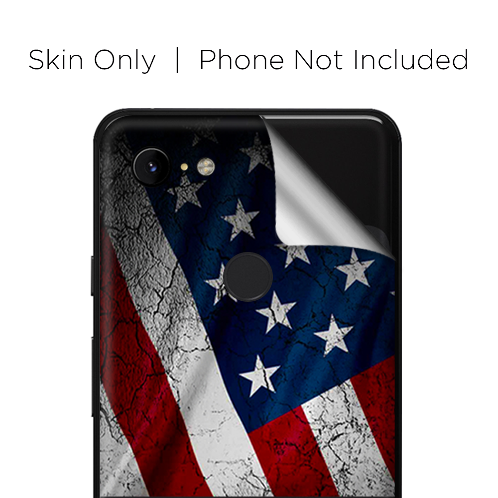 American Flag Distressed Wave