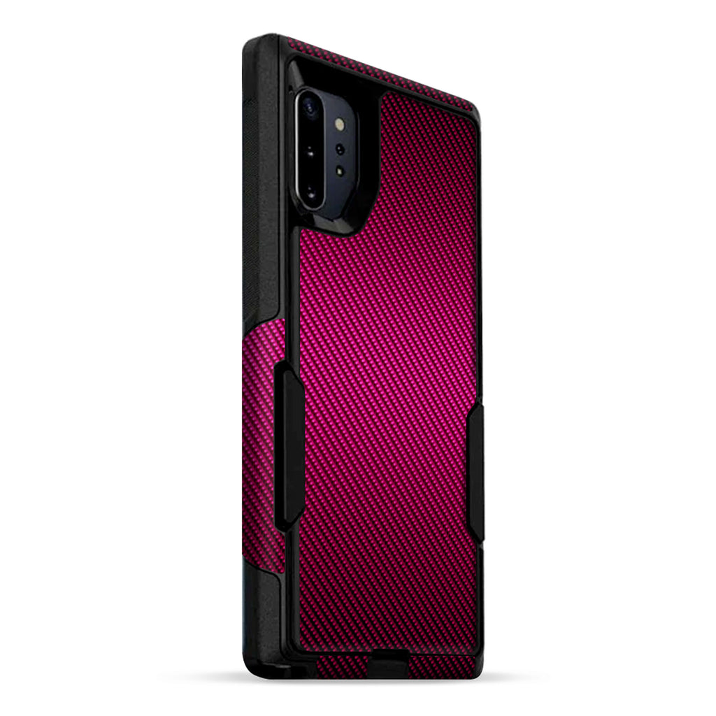 Pink,Black Carbon Fiber Look