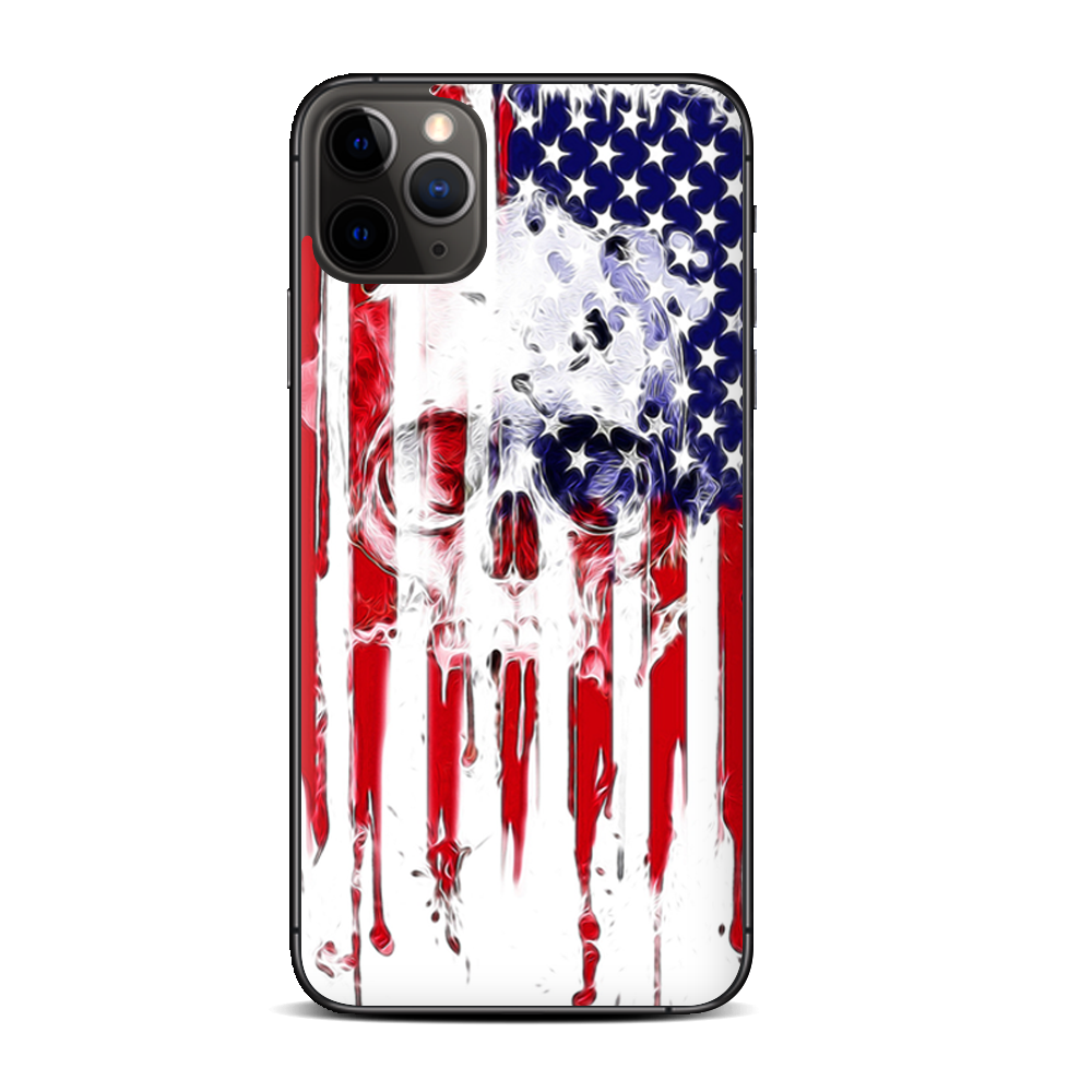 U.S.A. Flag Skull Drip