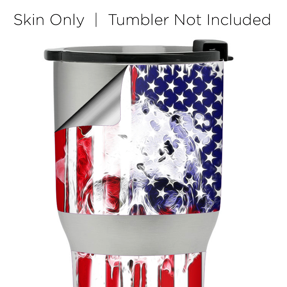 U.S.A. Flag Skull Drip