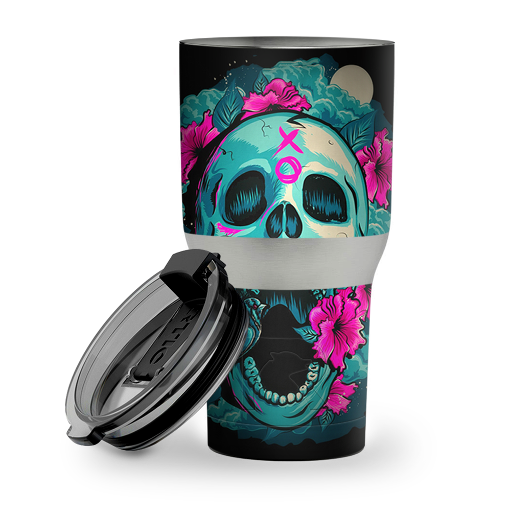 Skull Dia De Los Muertos Design Bird