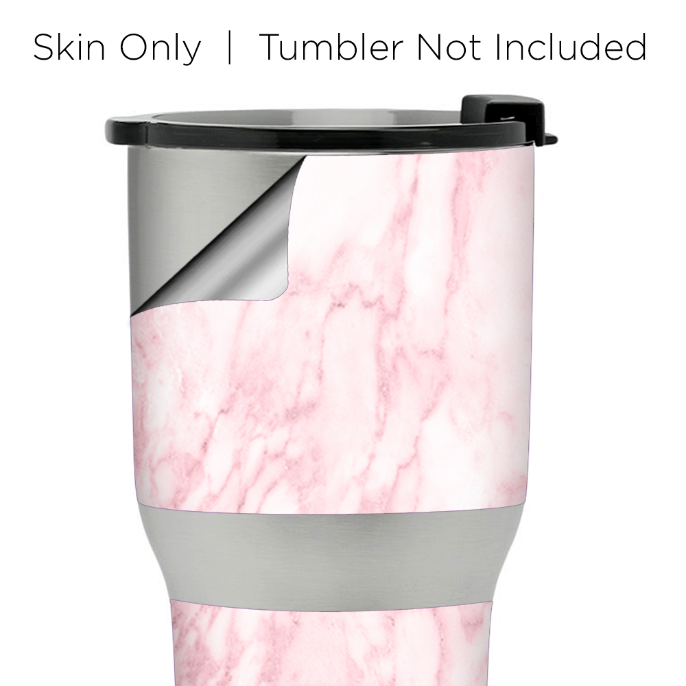 Rose Pink Marble Pattern