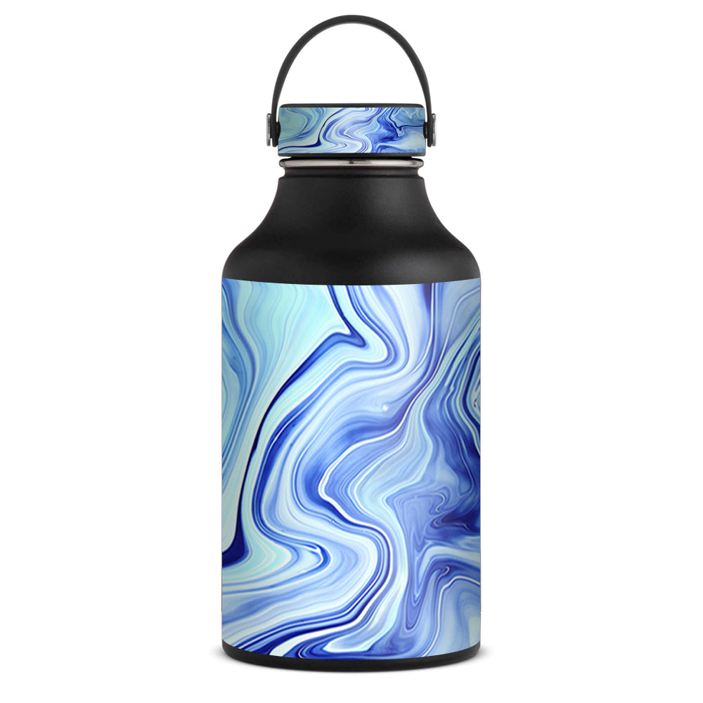 Blue Marble Rocks Glass Skin For Hydro Flask 60oz –