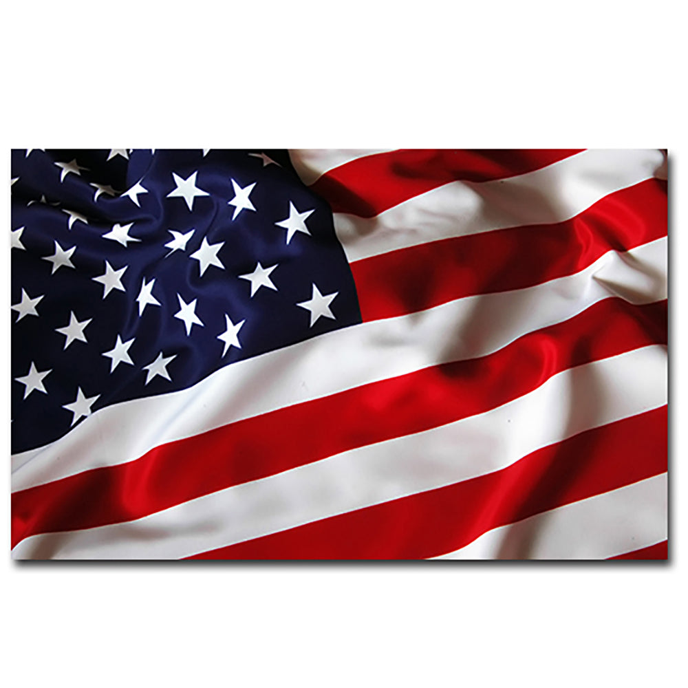 American Flag Bumper Sticker Decal "“ Waive Murica Merica Large 8" Sticker 