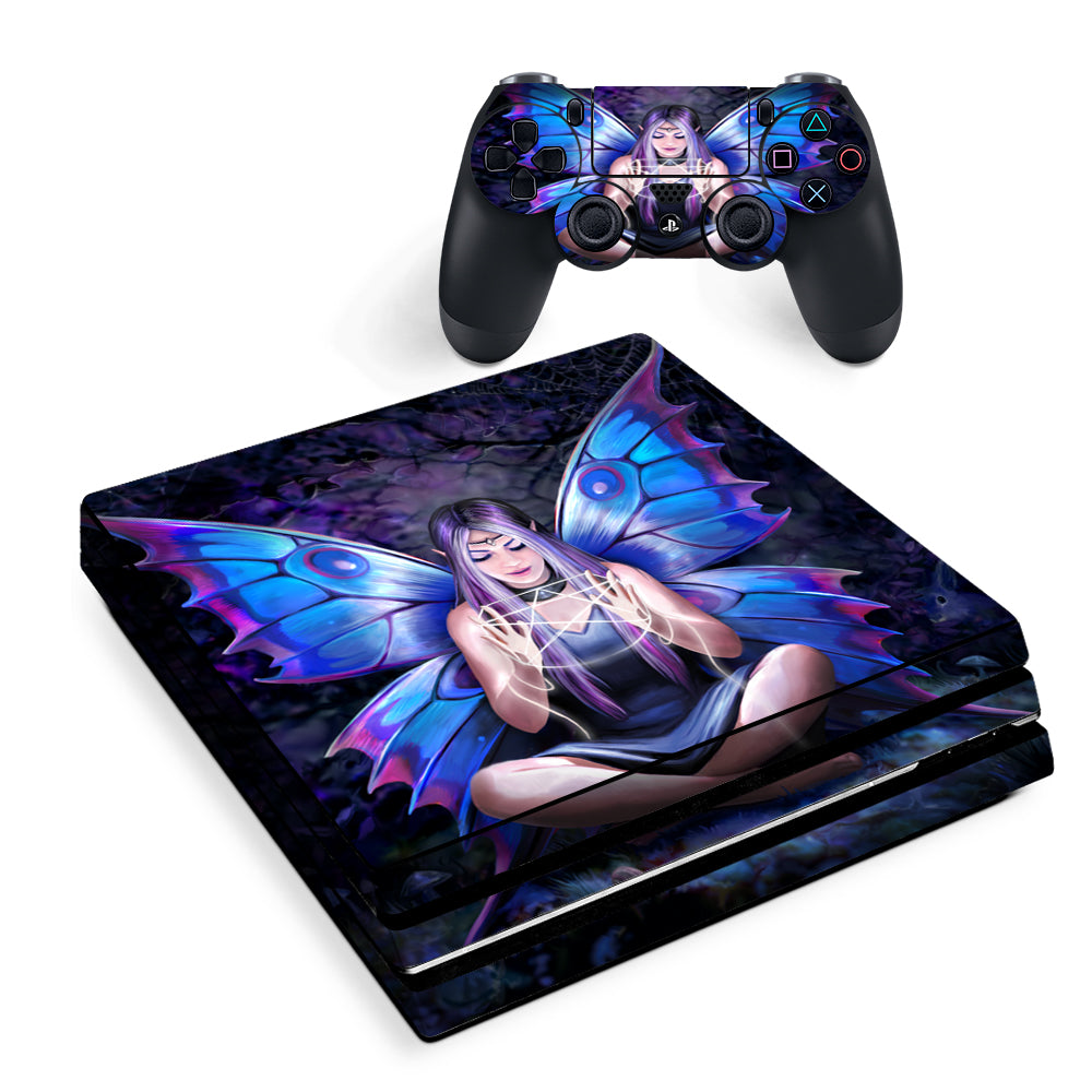 Anne Stokes Spell Weaver | Skin Decal Vinyl Wrap for Playstation PS4 Pro Console & Controller