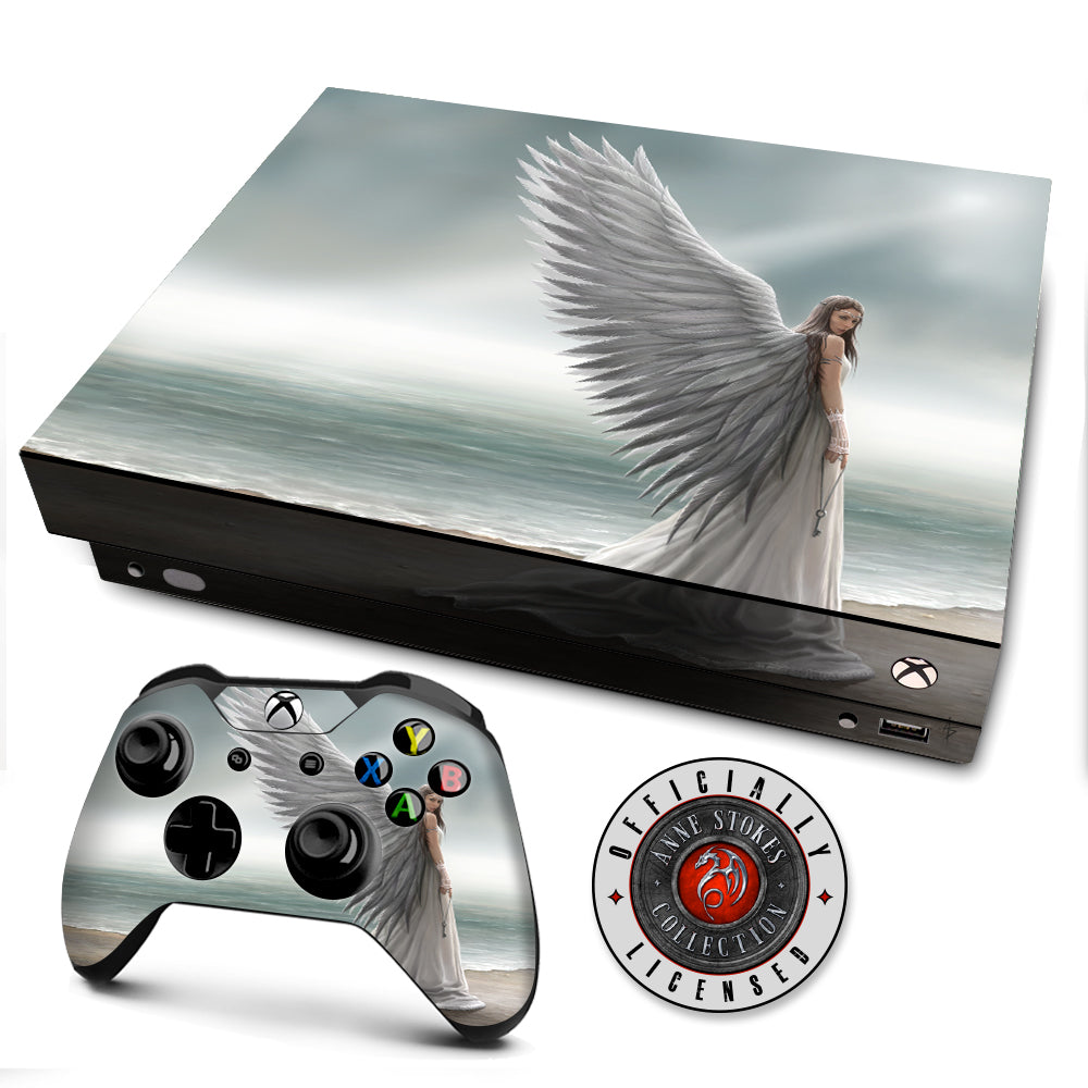 Anne Stokes Spirit Guide | Skin Decal Vinyl Wrap for xBox One X Console & Controller