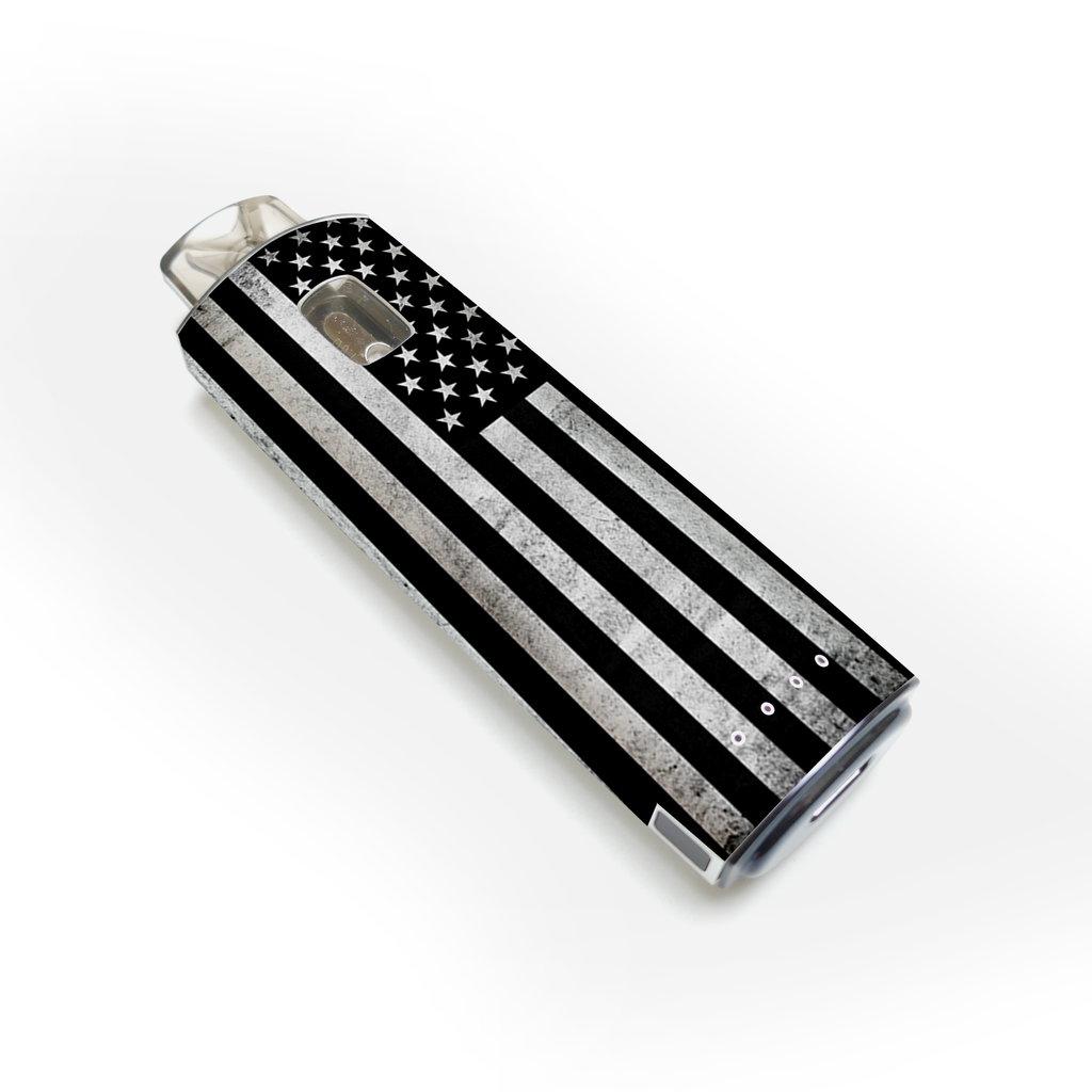 Black White Grunge Flag Usa America