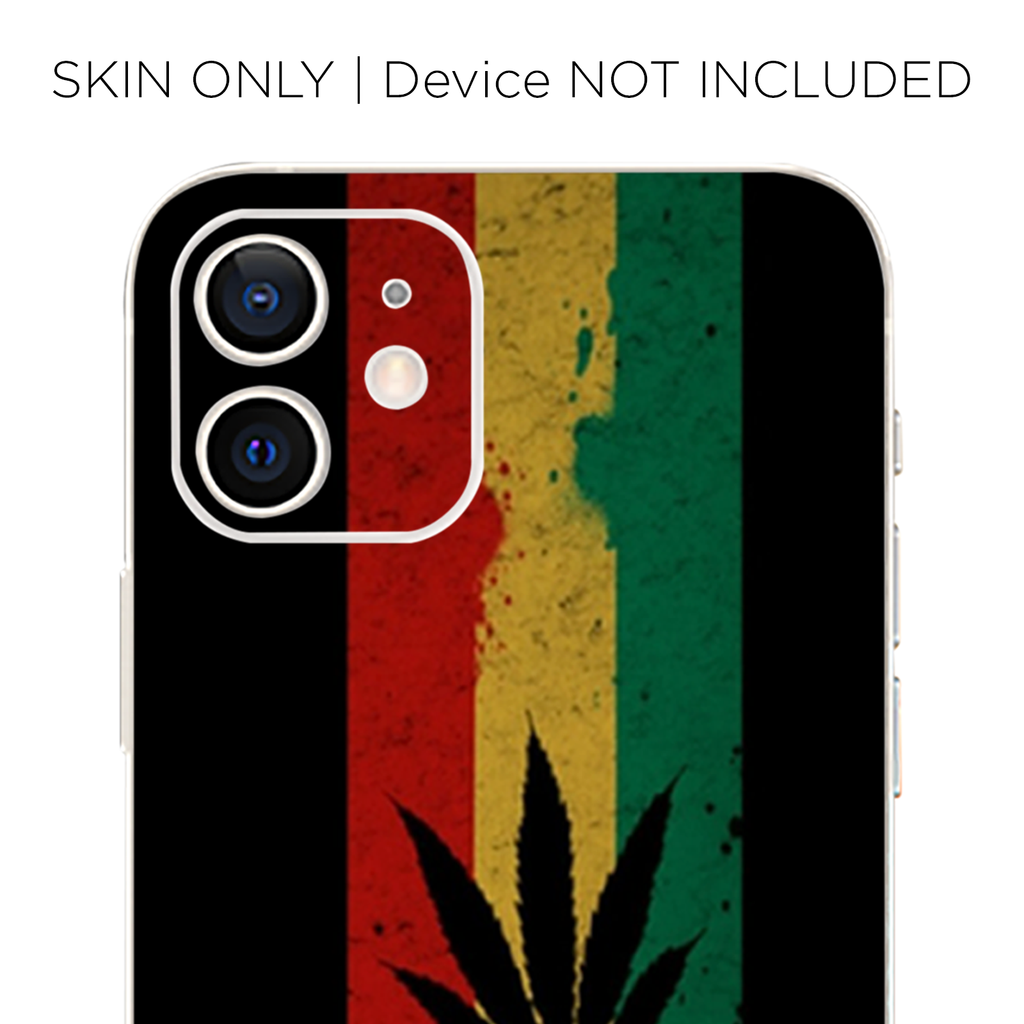 Rasta Weed Pot Leaf Red Gold Green