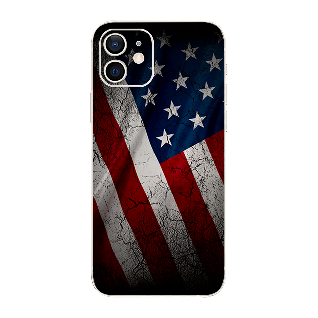 American Flag Distressed Wave