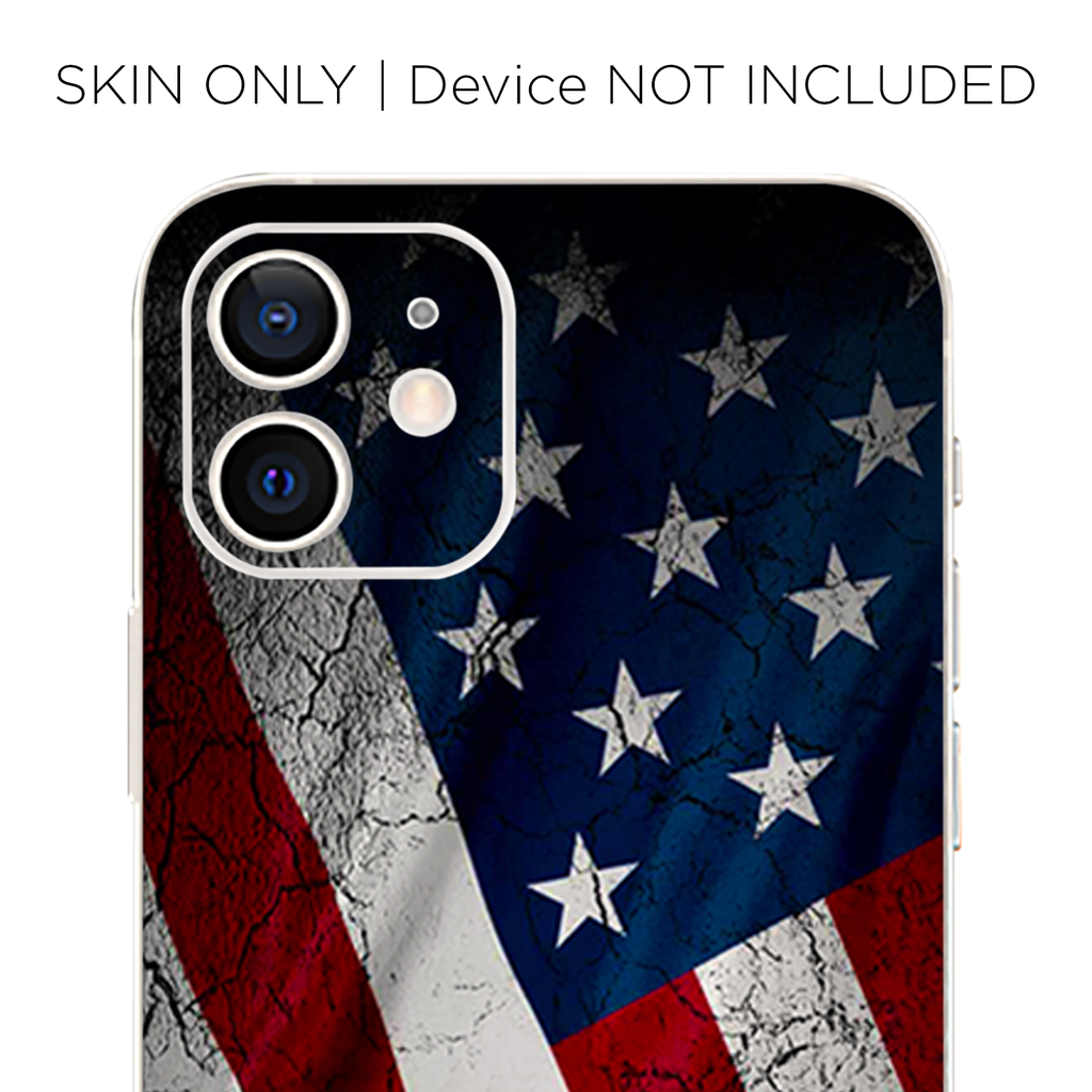 American Flag Distressed Wave