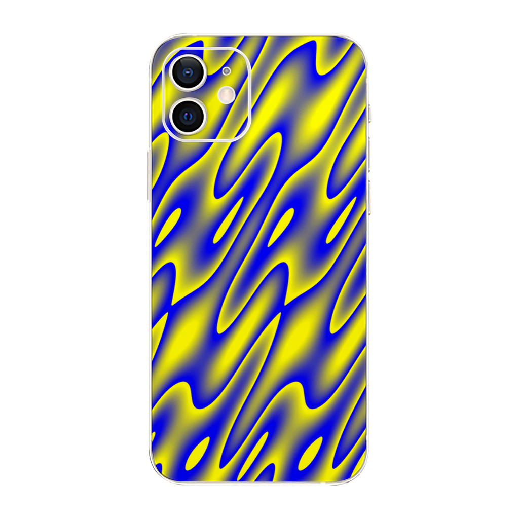 Neon Blue Yellow Trippy