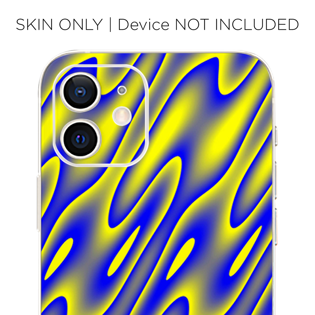 Neon Blue Yellow Trippy