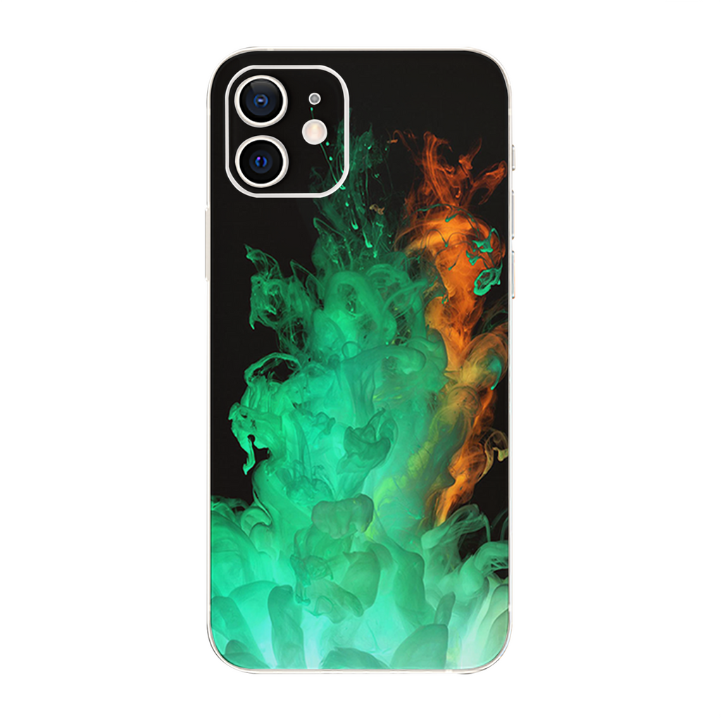 Orange Green Smoke