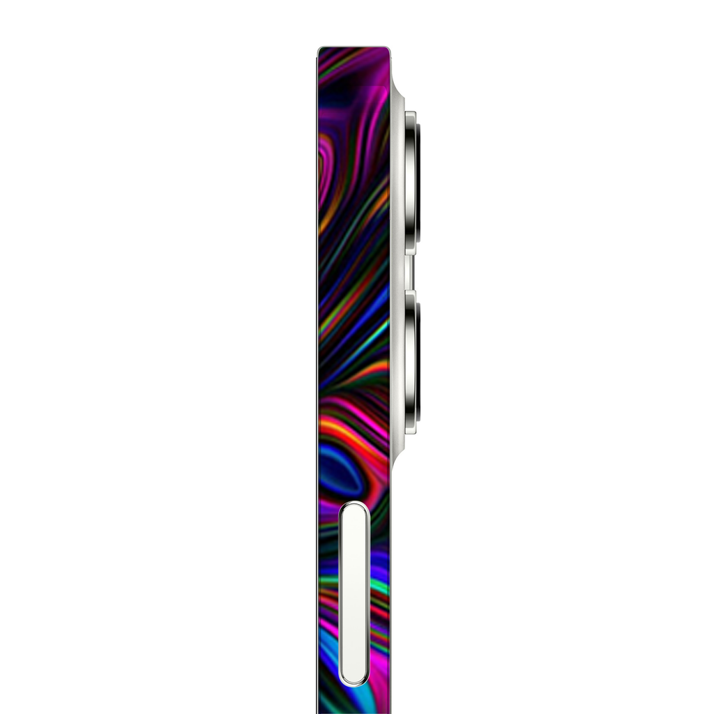 Neon Color Swirl Glass