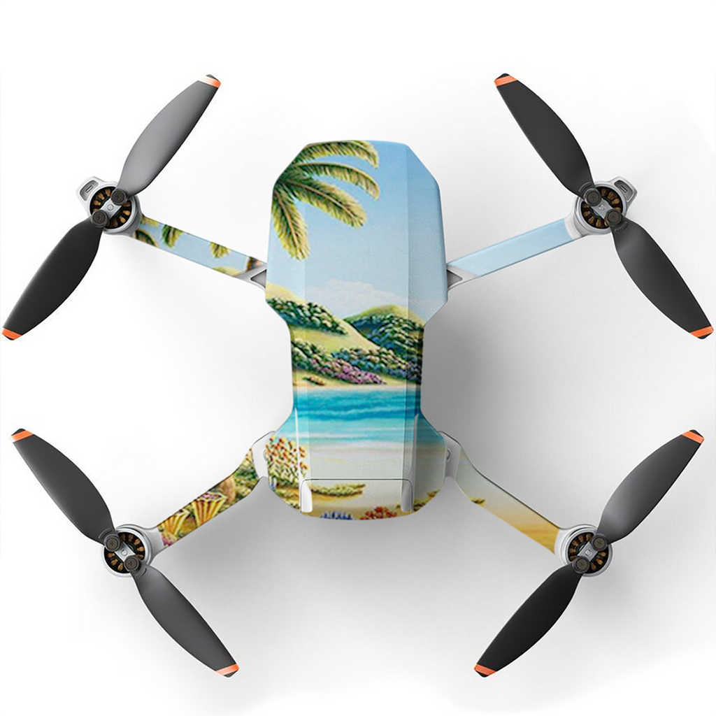 Beach Water Palm Trees