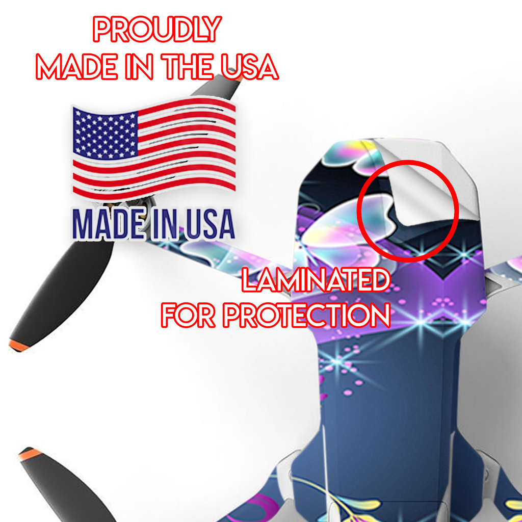 Glowing Butterflies In Flight