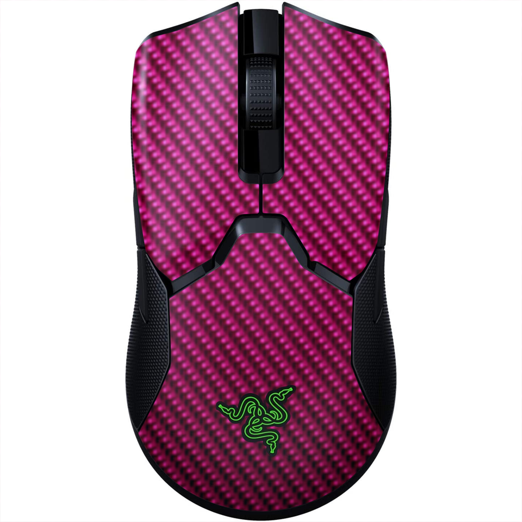 Pink,Black Carbon Fiber Look