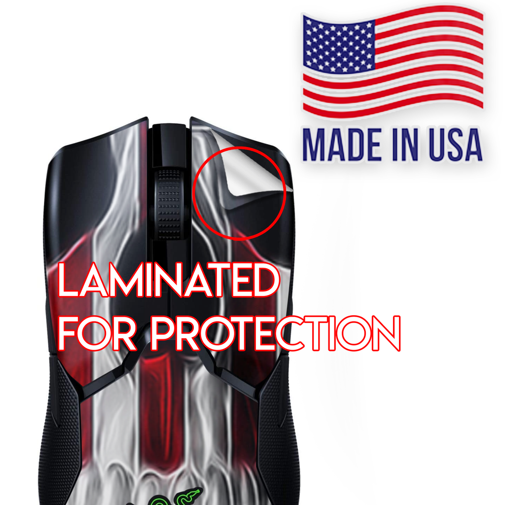 American Skull Flag In Skull