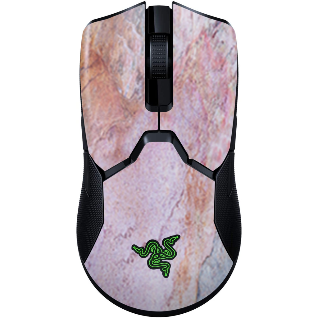 Rose Peach Pink Marble Pattern