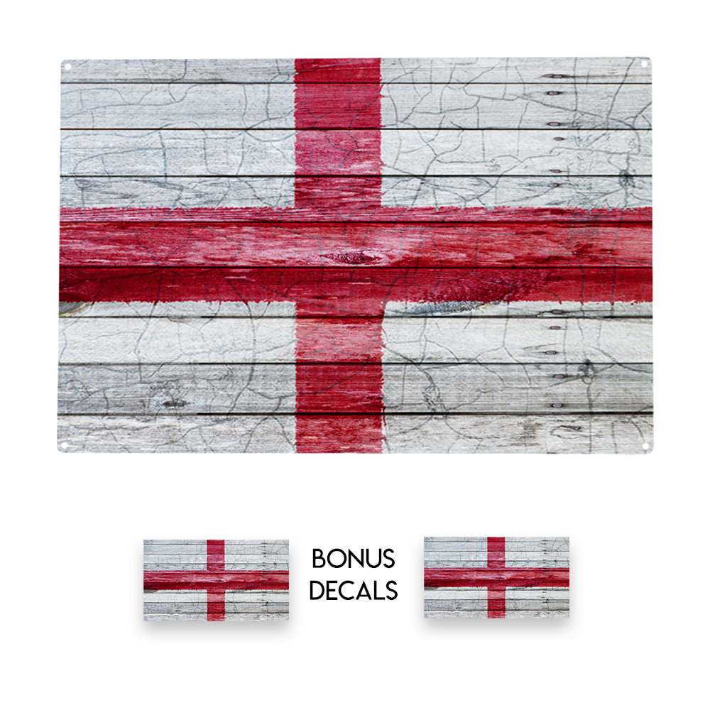England Flag Decorative Sign