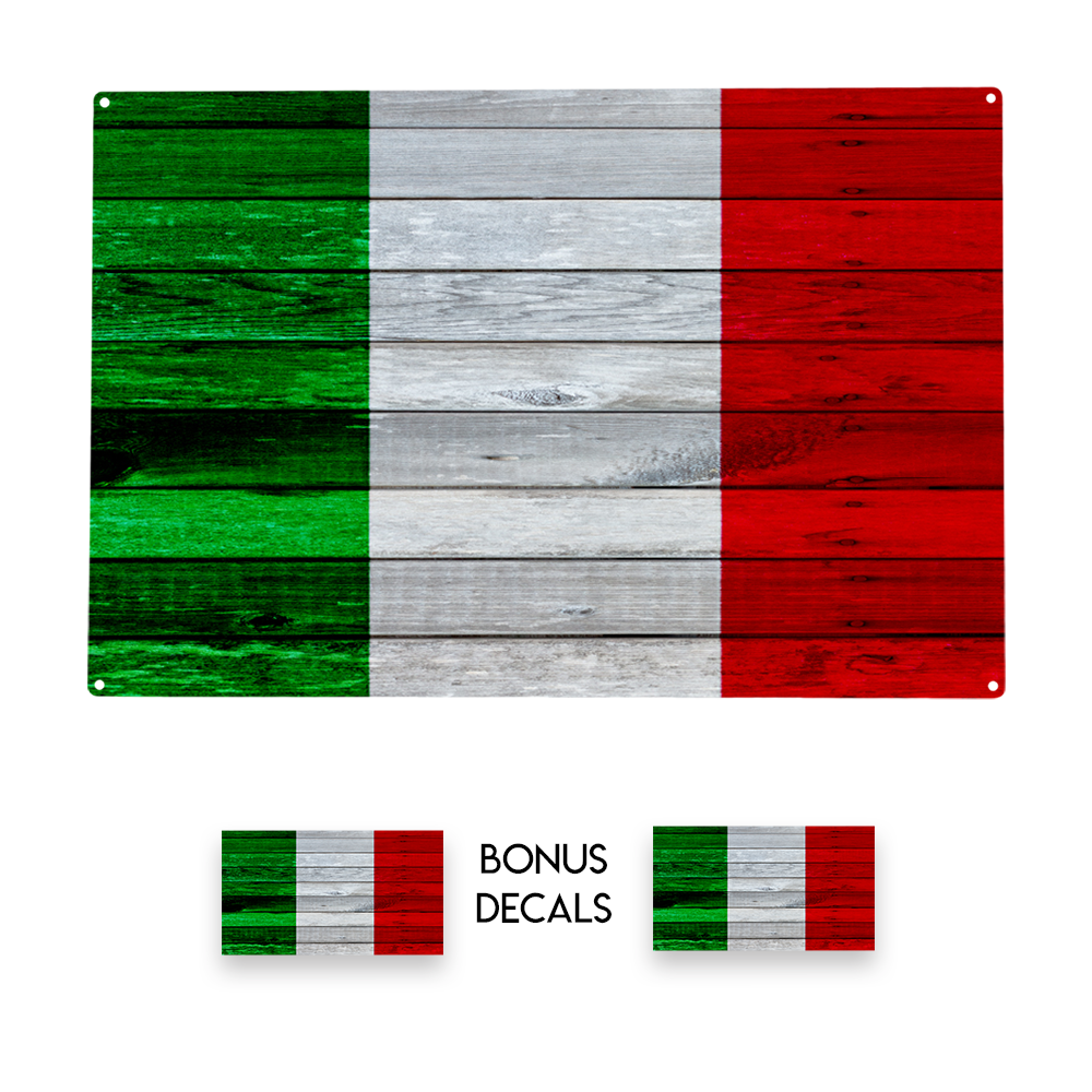 Italy Flag Decorative Sign