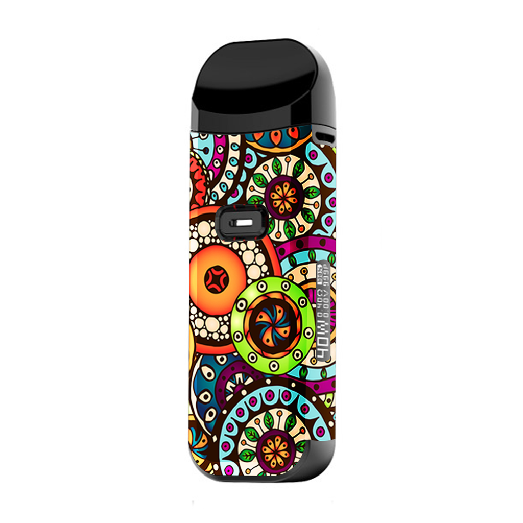 Ethnic Circles Pattern | Skin For Smok Nord 2 Ethnic Circles Pattern | Skin For Smok Nord 2