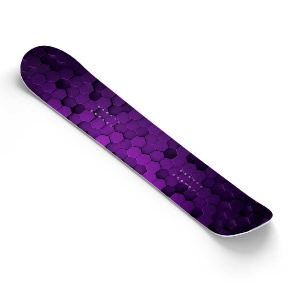 Purple Hex 3D Gradient