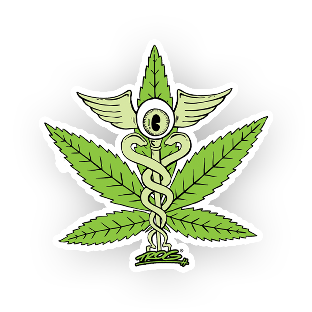 TROG Medical Marijuana Decal
