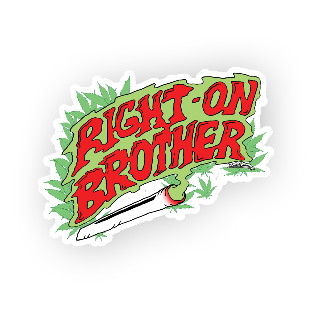 TROG Right On Brother Decal