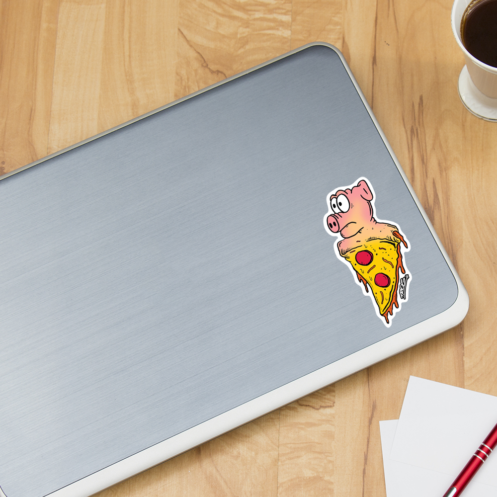TROG Pizza Pig Decal