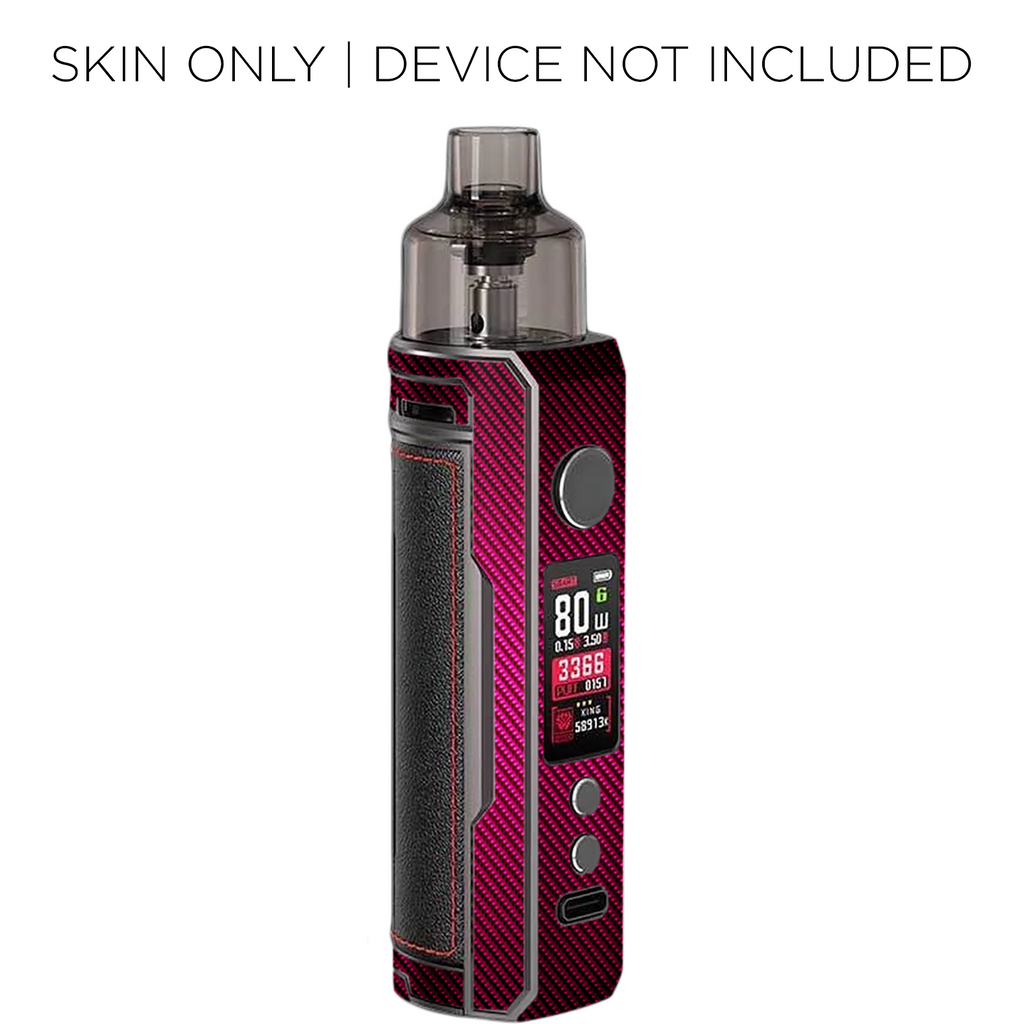 Pink,Black Carbon Fiber Look | Skin For VooPoo Drag X itsaskin.com Pink,Black Carbon Fiber Look | Skin For VooPoo Drag X itsaskin.com