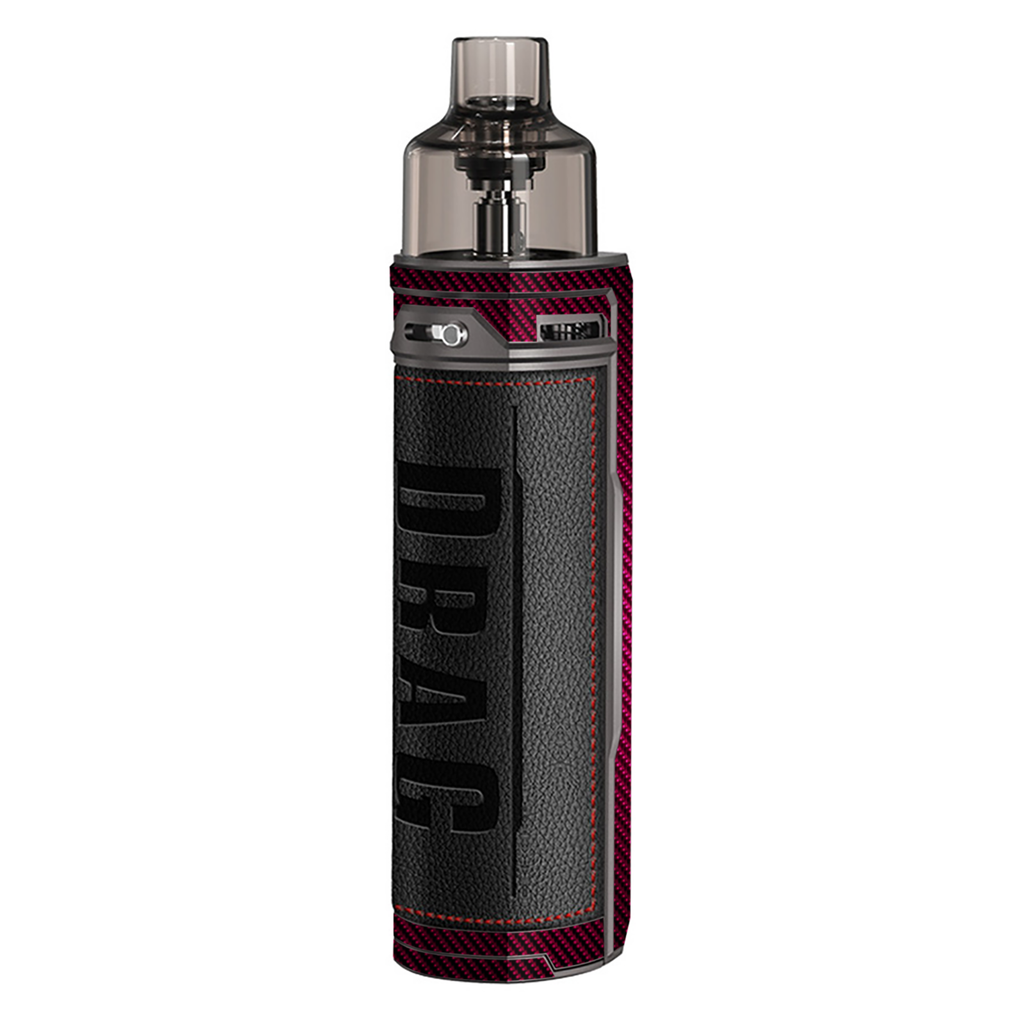 voopoo drag x skins Pink,Black Carbon Fiber Look