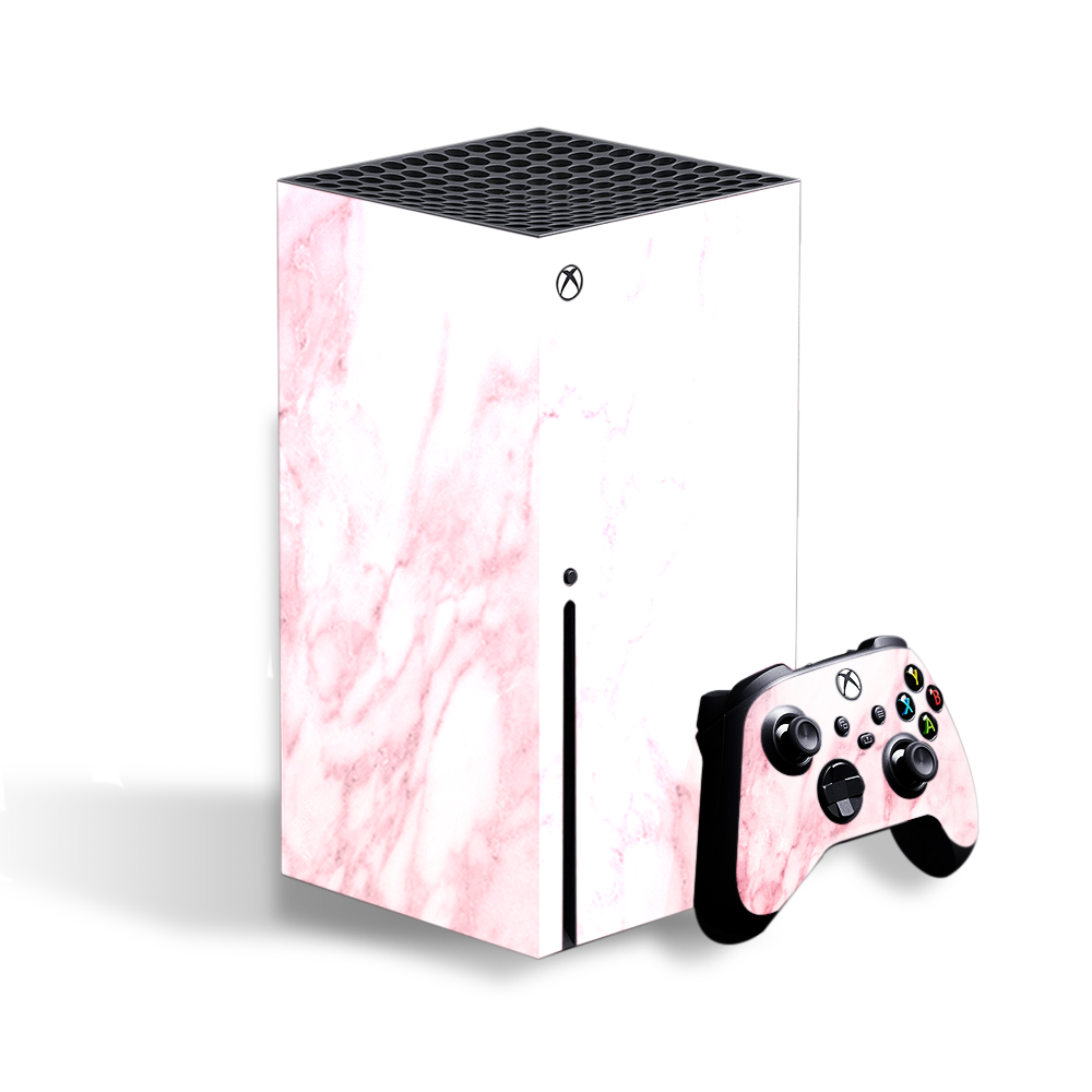 Rose Pink Marble Pattern Skin For Xbox Series X itsaskin