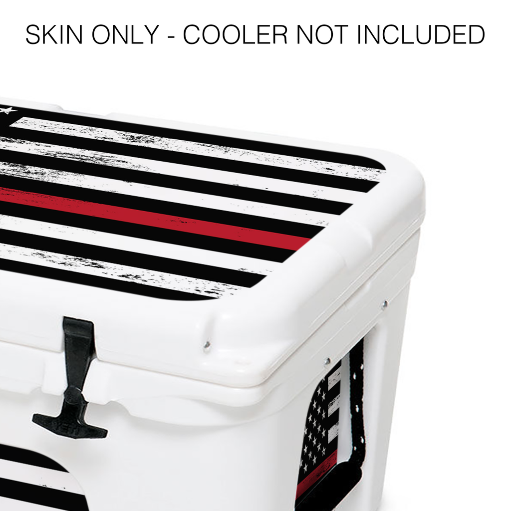 Thin Red Line | YETI 45qt Cooler Skin