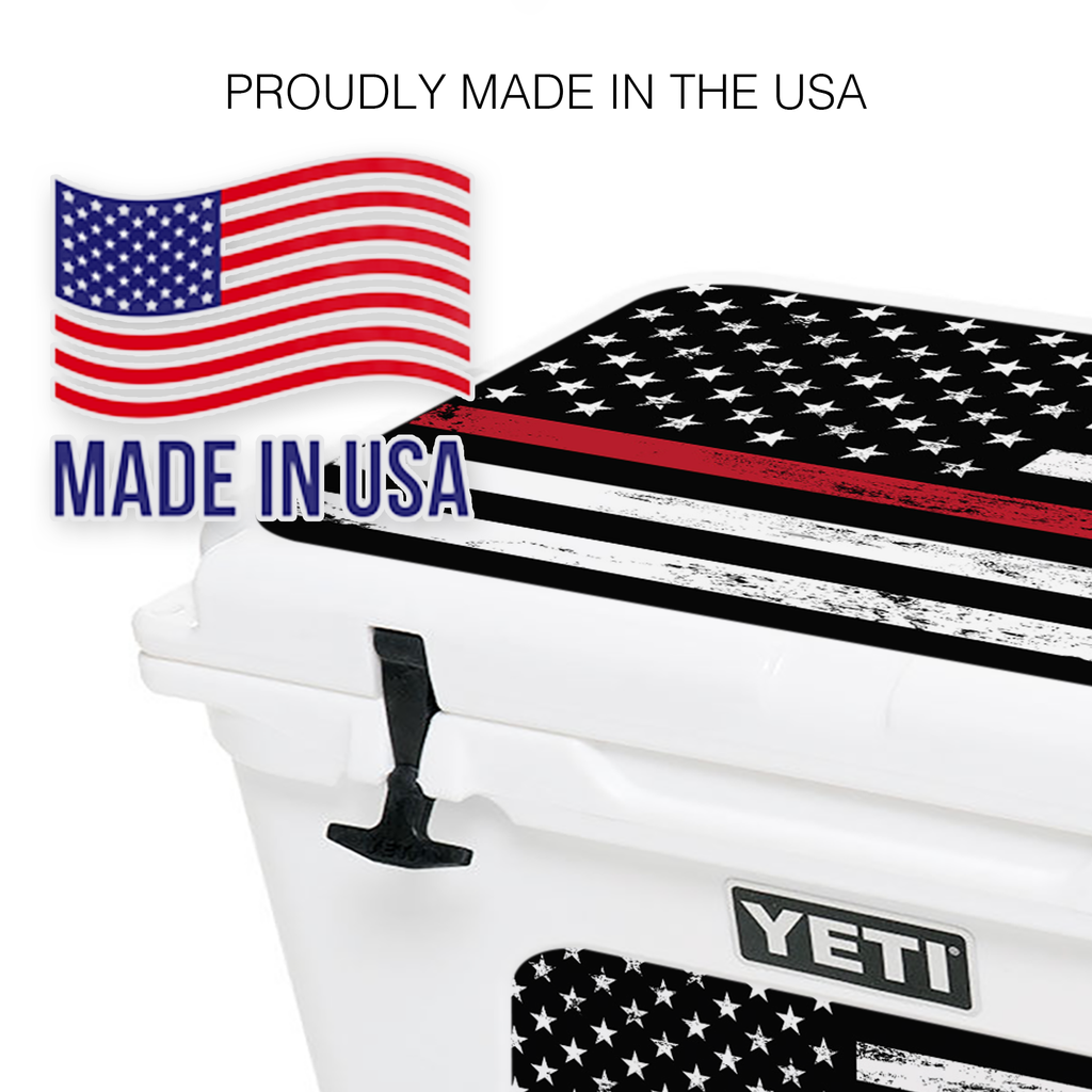 Thin Red Line | YETI 45qt Cooler Skin